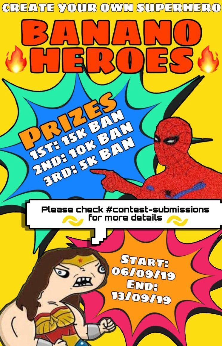 BANANO Heroes — Creative Drawing Contest Announcement