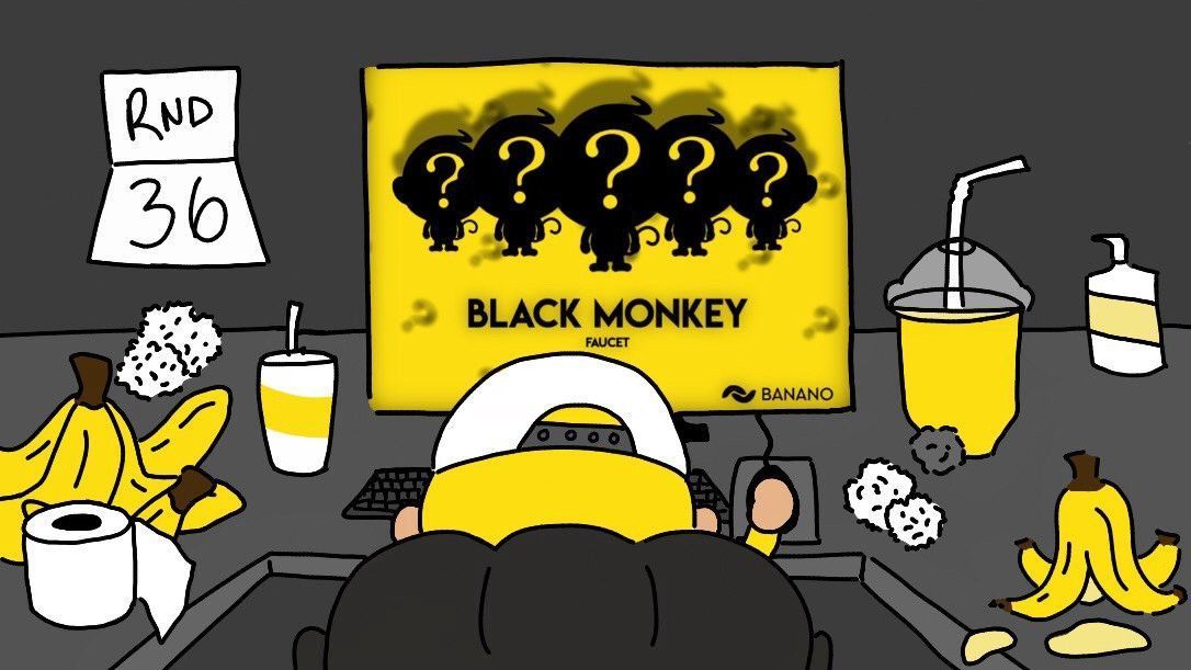 Earn Free Crypto by Playing the Faucet Game ‘Black Monkey’ — Round 36 Starting Shortly!