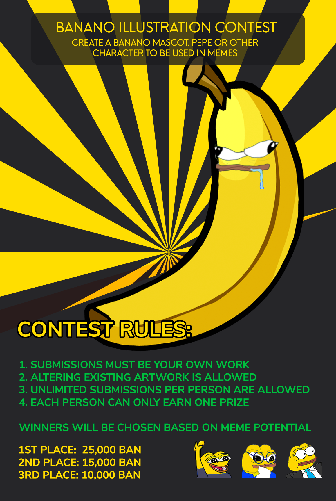 Illustration Contest Announcement: Create a BANANO Mascot!