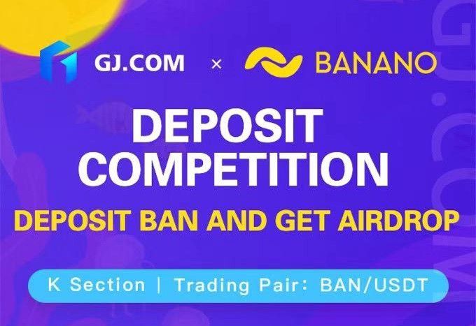 BANANO is Getting Listed at GJ.com Exchange