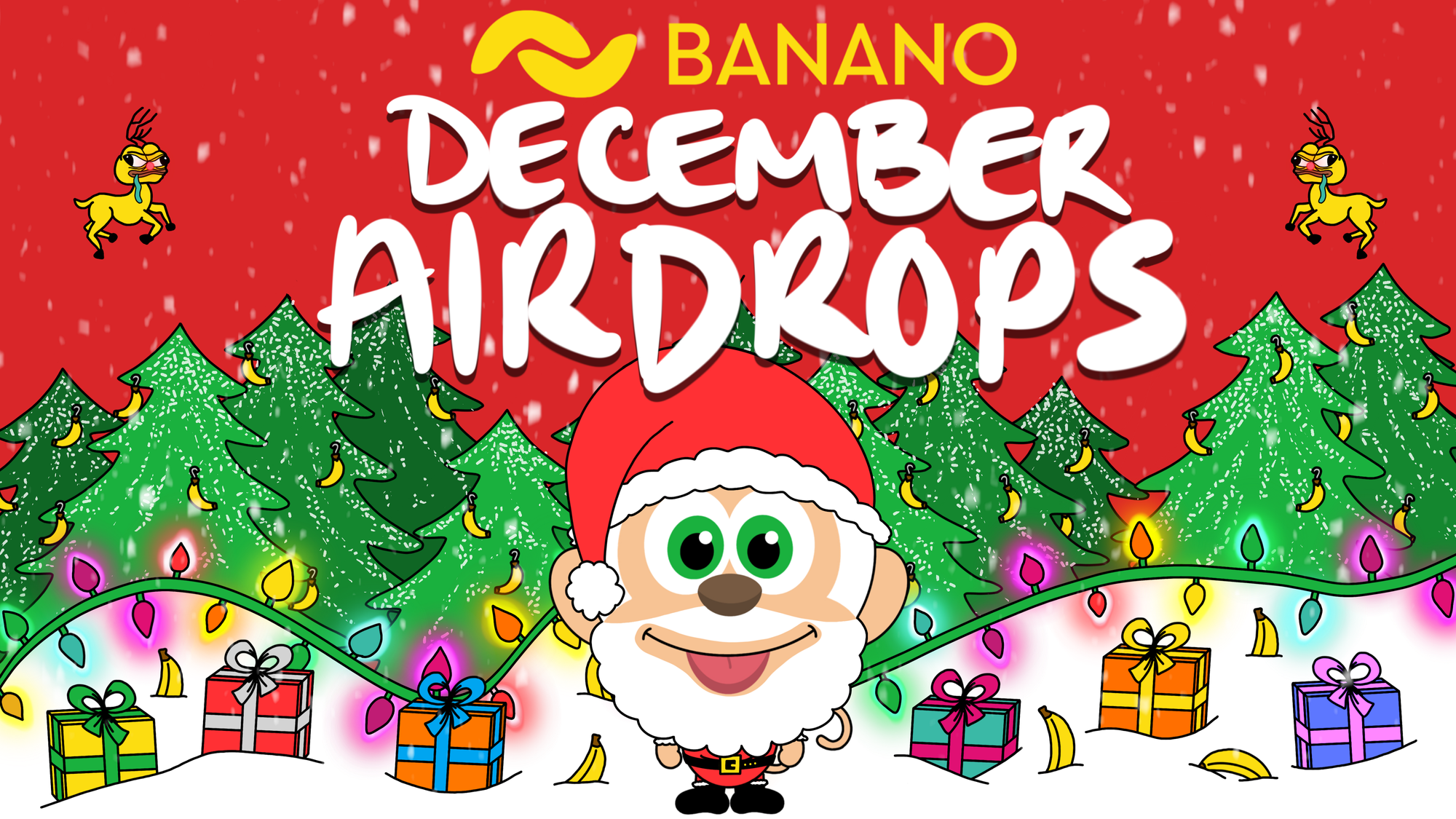 December Airdrops: BANANO Airdrop & free cryptomonKeys NFTs to ALL Publish0x users!
